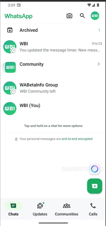 WhatsApp最新测试版