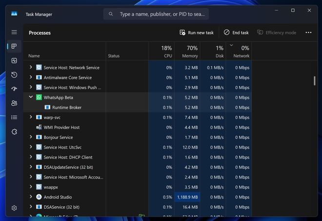 Windows 11版WhatsApp又变成了“Web App”