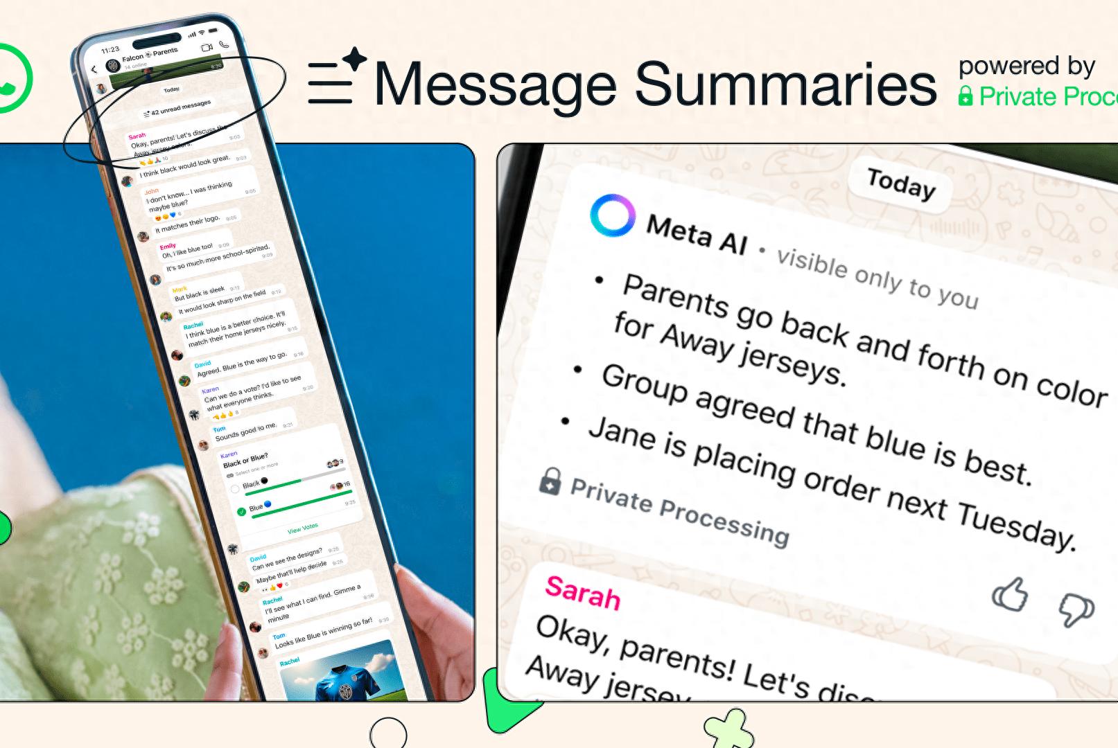 WhatsApp 推出 AI 消息摘要功能，Meta 用隐私技术重构信息获取方式